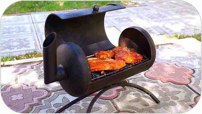 DIY simple charcoal mini grill