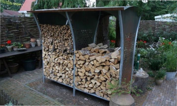 Firewood storage box