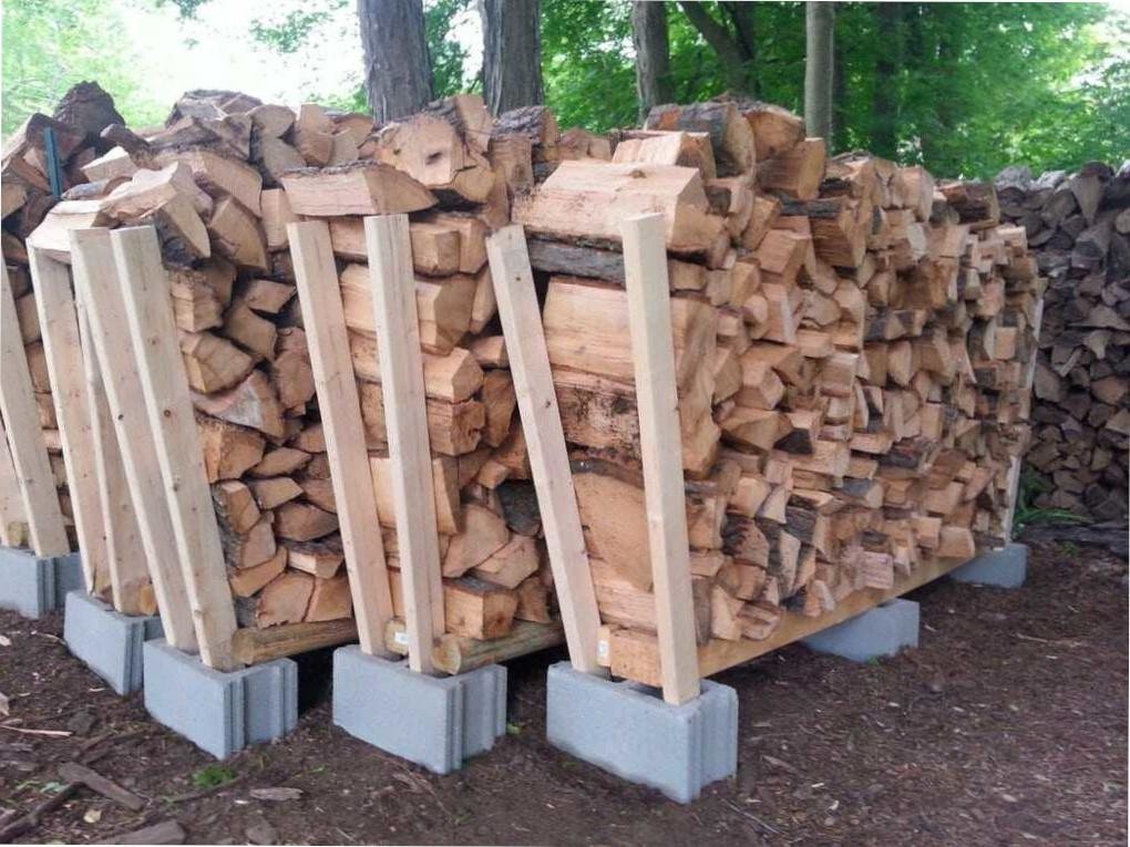STORING FIREWOOD, DRIVER WITH YOUR OWN HANDS