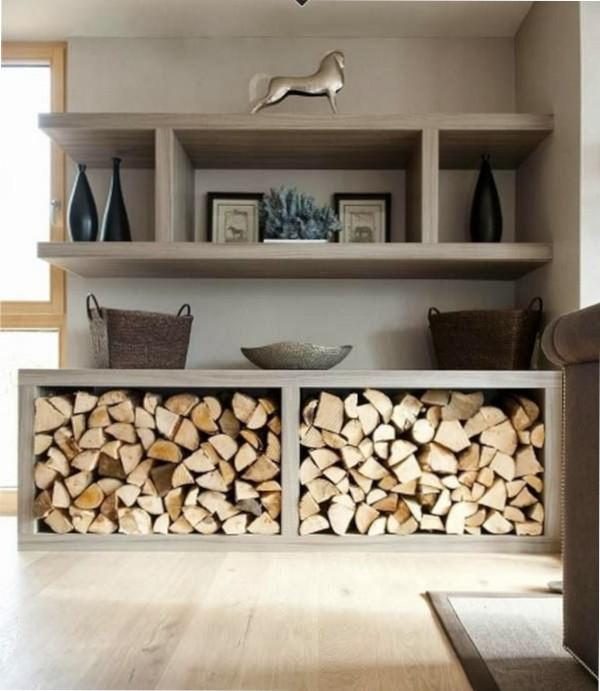 Firewood shelf