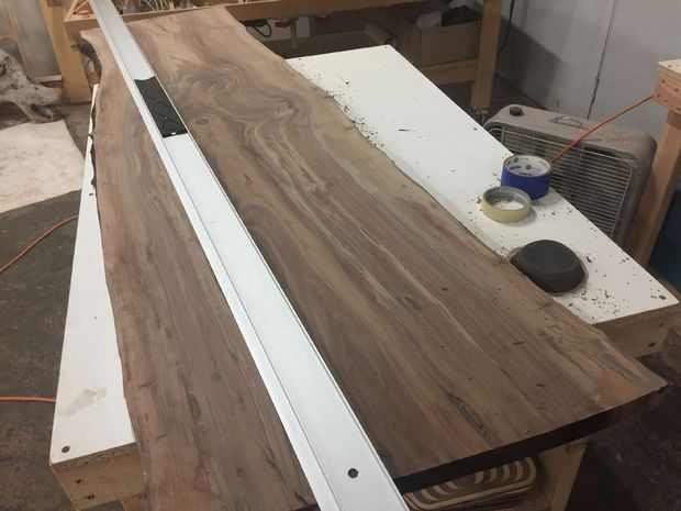 DIY solid wood table and bench 2022
